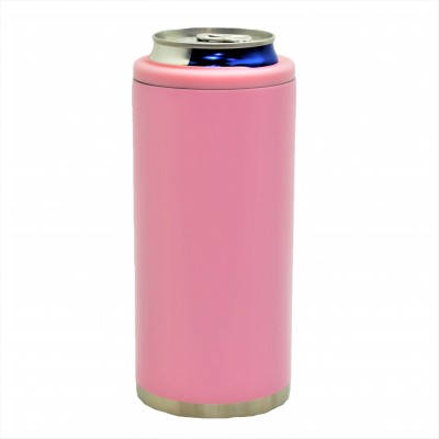 500437- PINK 12OZ SLIM CAN KOOZIE